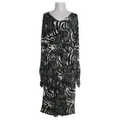 Jurk (Zwart, Groen, Wit) van Ilse Jacobsen Elastaan, Viscose