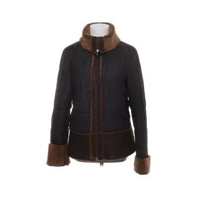 Shearlingjacka (Brun, Svart) från Marc Aurel Skinn, Polyamid