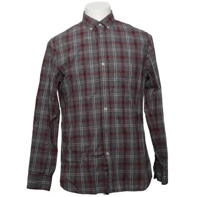 Chemise en flanelle (Gris, Rouge, Blanc) de Mango Man Coton