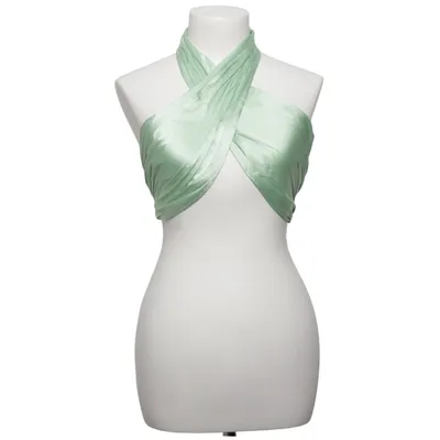 Halterneck top (Grøn) fra Bianca x Nelly Polyester