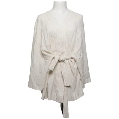 Kimono (Beige) from Lindex Elastane, Polyester, Viscose