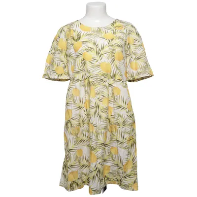 Kleid (Weiß, Gelb, Grün) von YAS