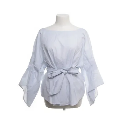 Blouse (White, Blue) from Yaya Women Cotton