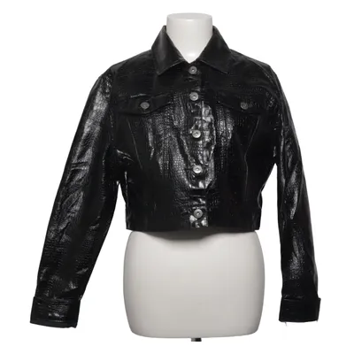 Jacket (Black) from Liquor N Poker Cotton, Polyurethane