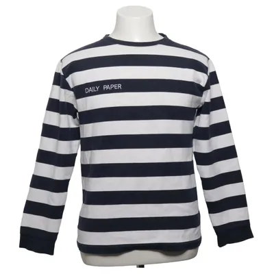T-shirt à manches longues (Bleu, Blanc) de Daily Paper Coton, Polyester