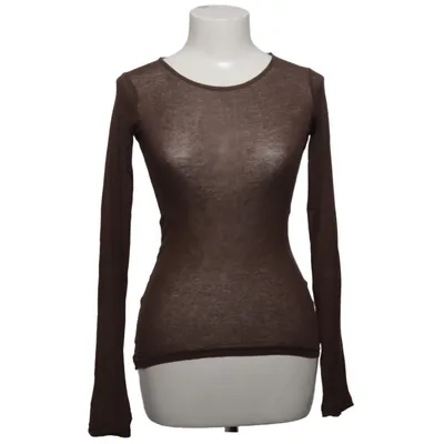 Long sleeve T-shirt (Brown) from HundHund Silk