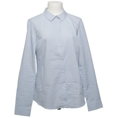 Chemise (Bleu, Blanc) de Kiabi Coton, Élasthane, Polyester