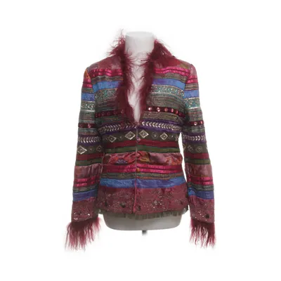 Jacket (Red, Multicolored) from Ella Singh