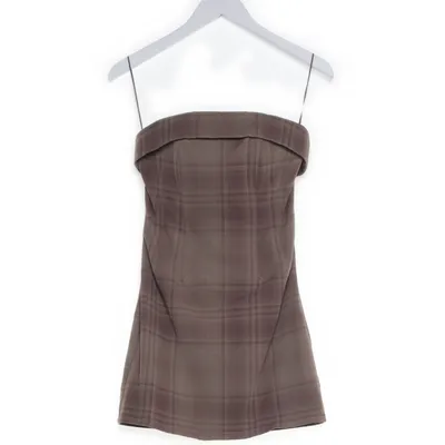 Jurk (Bruin) van With Jéan Viscose, Nylon, Polyester