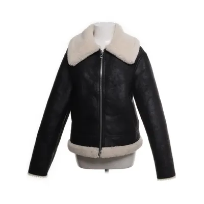 Shearlingjacka (Svart, Röd) från Mango Polyester