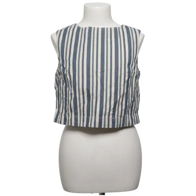 Crop top (Blue, White) from Sézane Organic cotton