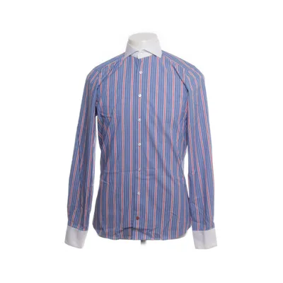 Shirt (Blue) from Olymp Cotton, Elastane