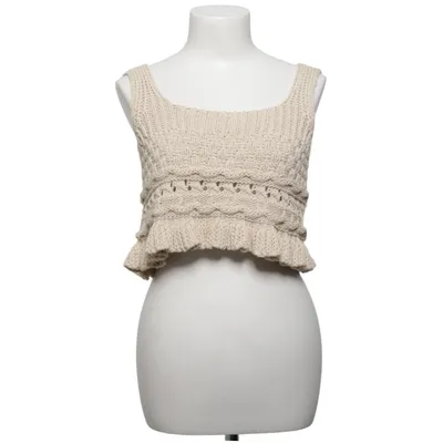 Crop top (Beige) de Edited Coton recyclé, Polyester recyclé