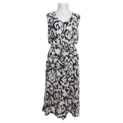 Dress (White, Blue) from Fransa Viscose