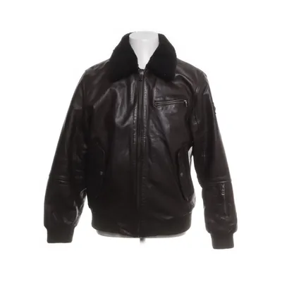 Läderjacka (Brun, Svart) från Lloyd Bomull, Polyester, Skinn