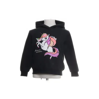 Huvtröja (Svart, Flerfärgad) från H&M Kids Bomull, Polyester