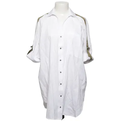 Shirt (White) from Zara Cotton, Polyester