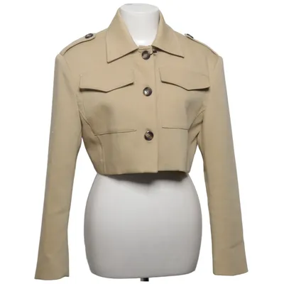 Blazer (Beige) from The Frankie Shop Elastane, Polyester, Viscose, Wool