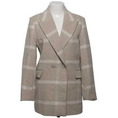 Blazer (Beige, Hvid) fra & Other Stories Polyester, Viscose, Uld