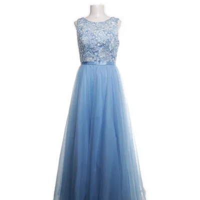 Aftonklänning (Blå, Vit) från Magic Nights Polyester