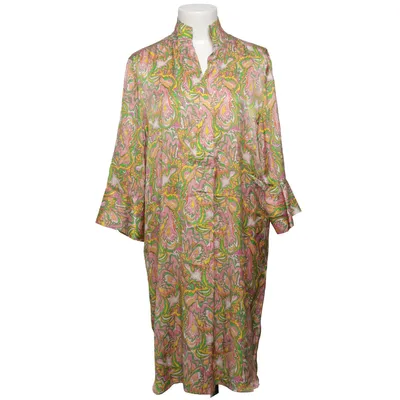 Kleid (Gelb, Grün, Pink) von Dea Kudibal Seide