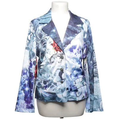 Blazer (Blau, Weiß, Mehrfarbig) von Molly Jo Baumwolle, Elasthan, Polyester
