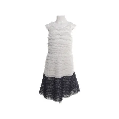 Dress (White, Blue) from Derhy Kids Polyester, Viscose