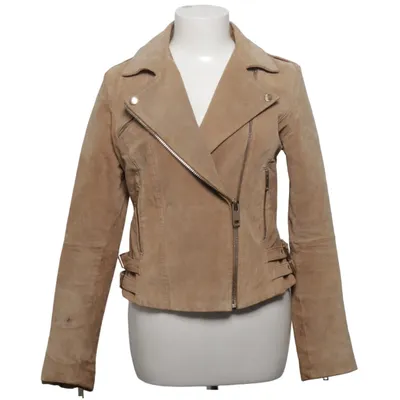 Bikerjacka (Beige) från Mango Skinn, Polyester
