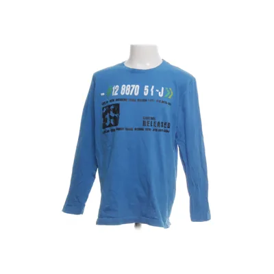 Lange mouwen shirt (Blauw) van Yigga Katoen