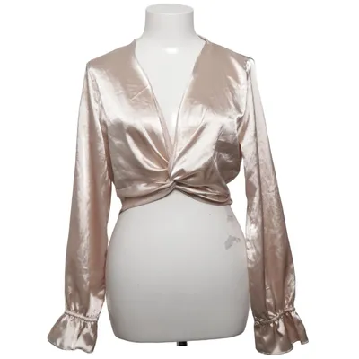 Crop top (Beige) de Chiquelle Élasthane, Polyester