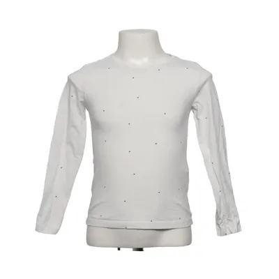 T-shirt à manches longues (Blanc) de H&M Coton, Élasthane