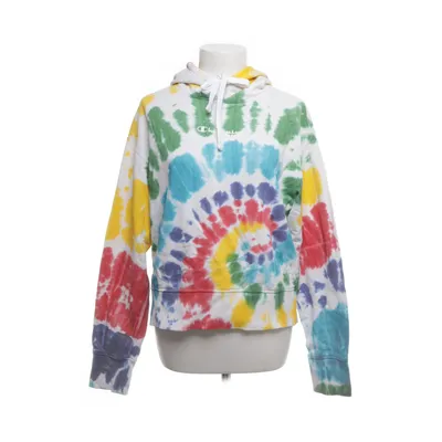 Hoodie (White, Multicolored) from Champion Cotton, Elastane, Polyester