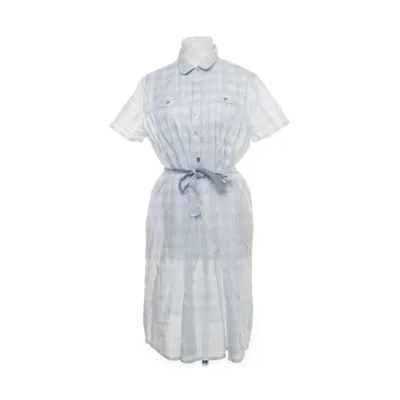 Shirt dress (Blue, White) from Luis Trenker Cotton, Linen