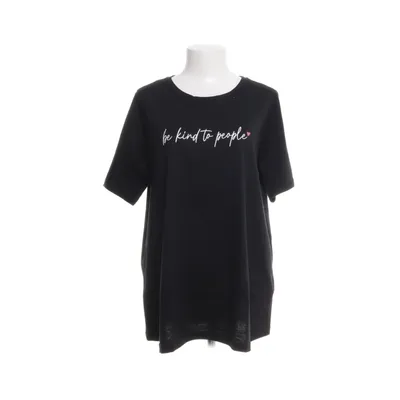 T-shirt (Zwart) van Flash Katoen, Polyester