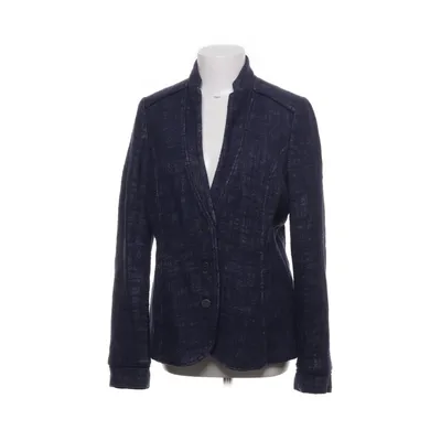 Blazer (Bleu) de Sandwich Acétate, Coton, Lin