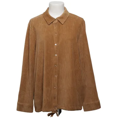 Overshirt (Brown) from Kenny S. Cotton, Elastane, Polyester