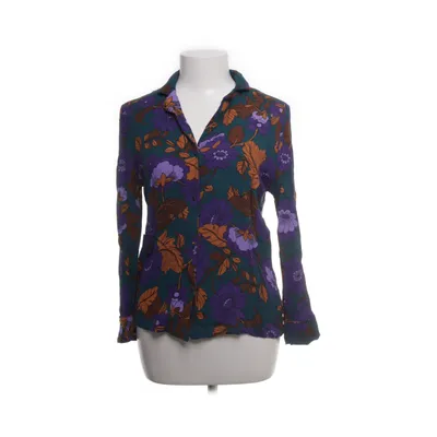 Skjorte (Petroleumsgrøn, Flerfarvet) fra Mango Casual Viscose