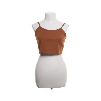 Crop top (Bruin) van Romwe Elastaan, Polyester