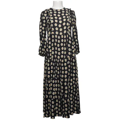 Maxi jurk (Zwart, Wit, Geel) van Zara Viscose