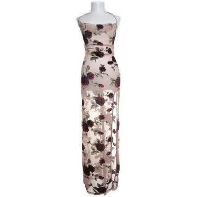 Maxi dress (Pink, Multicolored) from PrettyLittleThing Polyamide, Viscose