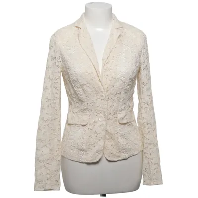 Blazer (Beige) von Ashley Brooke Elasthan, Polyamid