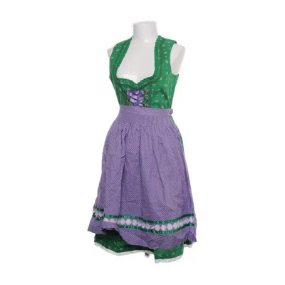 Dirndl (Grøn, Lilla, Hvid) fra Landhaus Bomuld