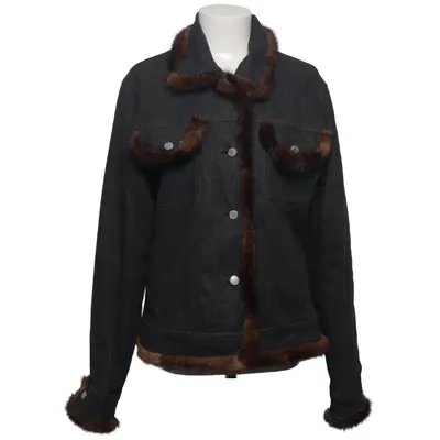 Jacka (Grå, Brun) från Rolf Schulte Bomull, Elastan, Minkpäls, Polyester