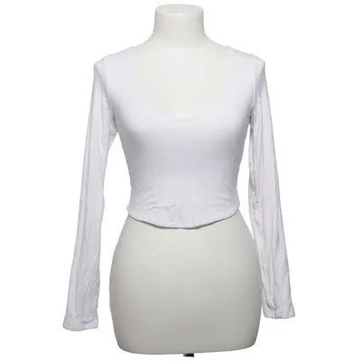 Crop Top (Weiß) von Oh Polly Elasthan, Modal