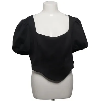 Crop top (Sort) fra River Island Plus Elastan, Polyester