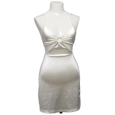 Kjole (Hvid) fra Divided by H&M Elastan, Polyester