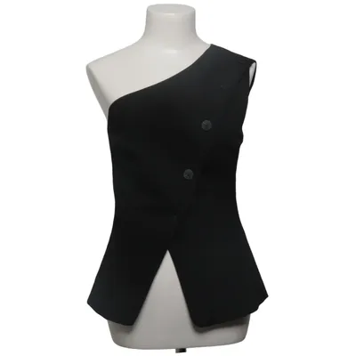 Top (Schwarz) von Zara Elasthan, Polyester, Viskose