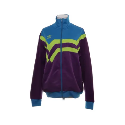 Träningsjacka (Lila, Blå, Gul) från Adidas Bomull, Polyester