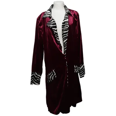 Morgenkåbe (Rød, Flerfarvet) fra California Costume Polyester