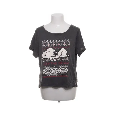 Topp (Grå, Vit, Röd) från Peanuts Bomull, Polyester